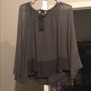 Gauzy Silk Long Sleeve Blouse